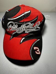 RARE VTG DALE EARNHARDT 3 HAT Competitors View SnapBack With Pin SHARK TOOTH!