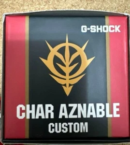 Traje Móvil CASIO G-SHOCK Producto Gundam Char's Rojo con Caja - Imagen 1 de 5