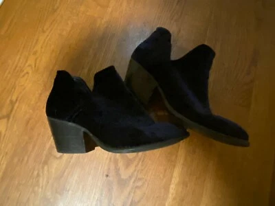 Bota de tornozelo feminina veludo azul western 7.5 STEVE MADDEN Adolph V botas cowboy - Imagem 1 de 4