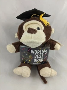 Dan Dee Monkey Plush Graduation Card Money Holder 9 Inch Stuffed Animal toy - Imagen 1 de 7