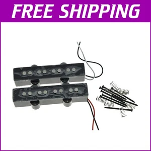 Classic 60s Vintage Sound J Bass Pickups Set - Alnico V 4-String Compatibility - Picture 1 of 7