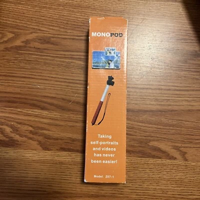 New Panasonic MONOPOD Z07-1 Hand Held Compact Camera Selfie Stick - Black - Image 1 of 4