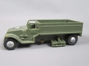 B703 Vintage Politoys 7 Italie Autocarro Da Campagna Militaire Plastique 1:41 - Picture 1 of 8