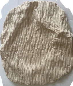 Universal Chair Seat Cover Cream Wedding Party Set of Four Stretchy - Picture 1 of 12