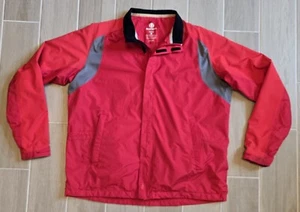 Sunice Jacket Mens XL Red Typhoon Zip Up Golf Rain Performance Polyester - Picture 1 of 17