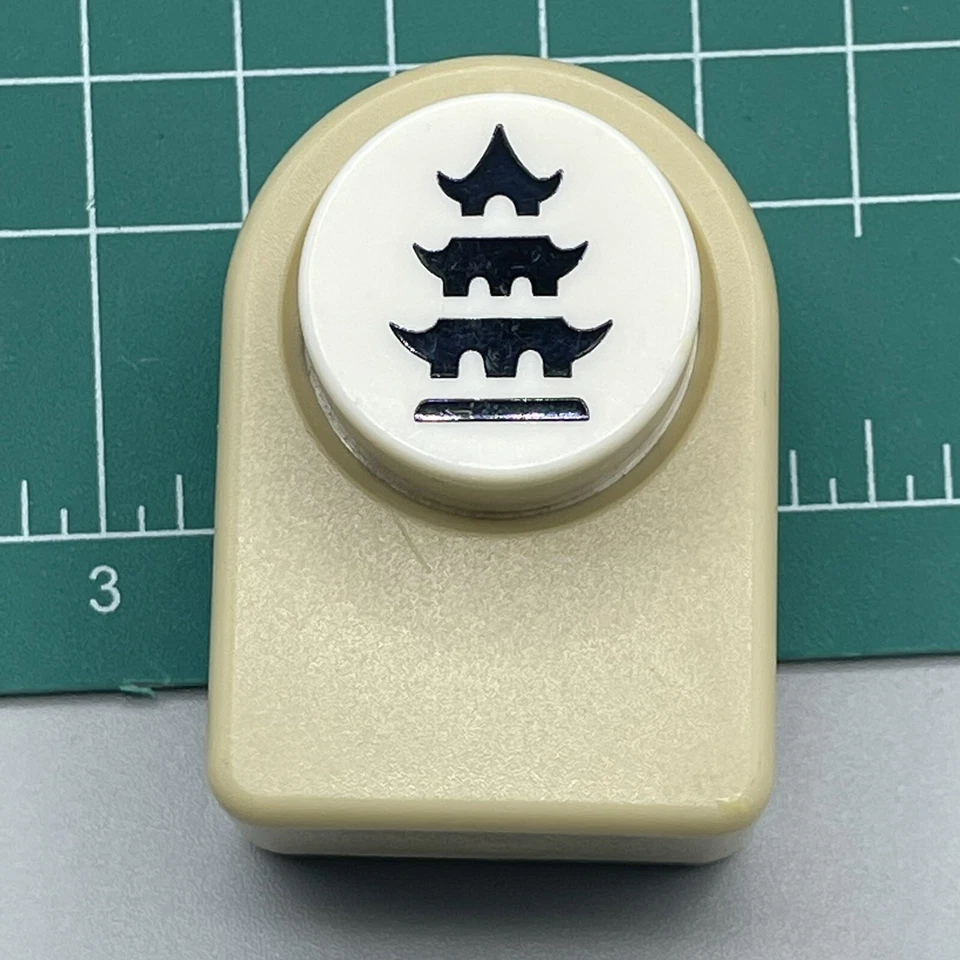 All Night Media - японский замок - перфоратор для бумаги винтажный Apprx 3/4 дюйма  - Изображение 1 из 4