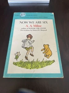 Now We Are Six By A. A. Milne 1978 Vintage Winnie The Pooh Poetry & More EUC - Imagen 1 de 15