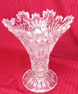 Shannon Kristall Vase-Designs of Ireland 24% Blei Made in Czech Republic 9" hoch - Bild 1 von 7