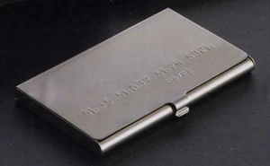 Estuche de tarjeta de visita con tarjeta de crédito de diseño 3210408 números elevados - Imagen 1 de 2
