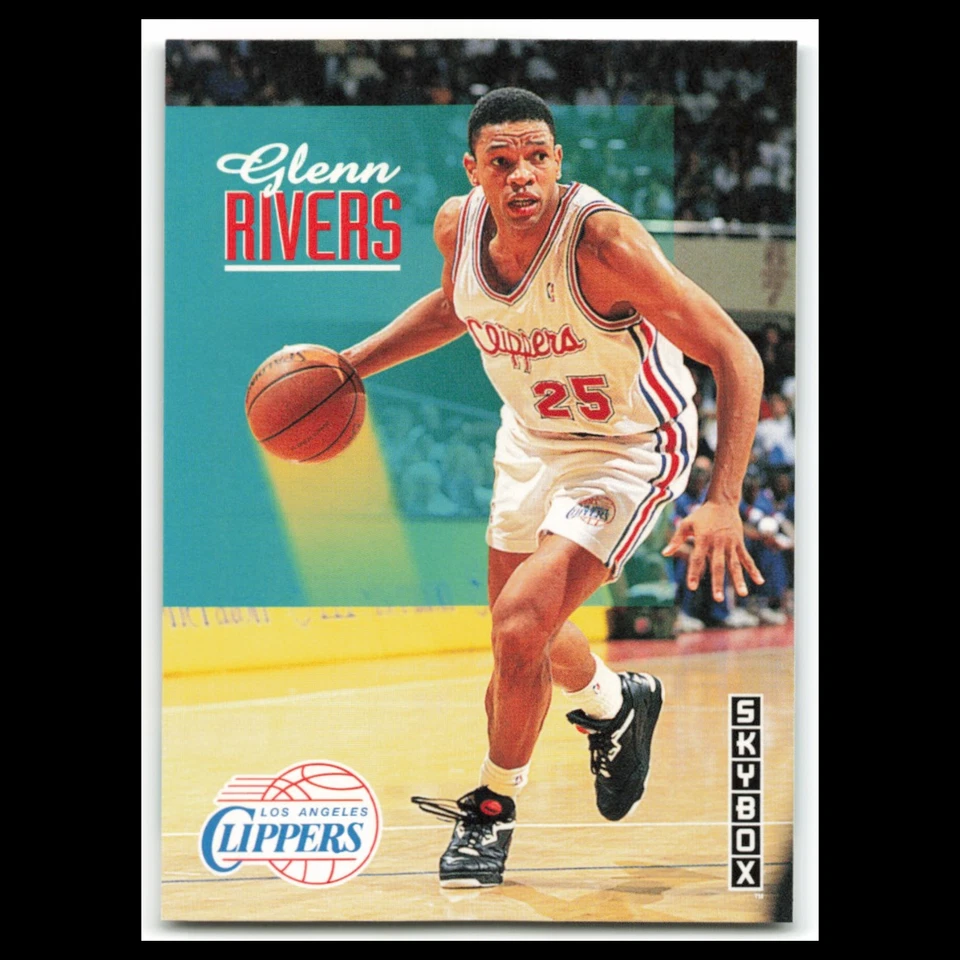 Doc Rivers #110 1992 SkyBox Los Angeles Clippers Basketball Card NBA NM - Image 1 of 3