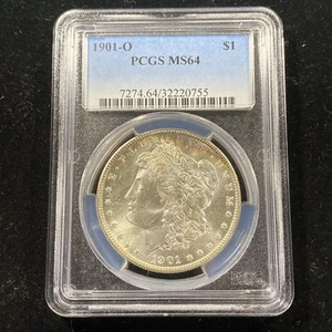1901-O $1 Morgan Silver Dollar PCGS MS64 Item#32 - Picture 1 of 7