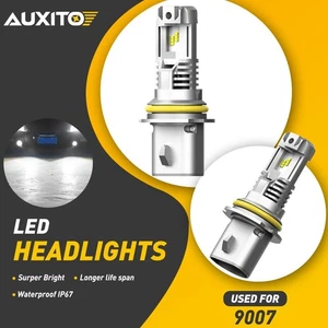 AUXITO 9007 LED Headlight Bulbs High Low Beam Lamp 6500K Bright White Canbus GUS - Picture 1 of 12