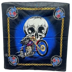 Vintage Harley-Davidson US Rider bandanna 21x20 Inches - Picture 1 of 5