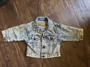 Vintage Children’s LEVI Denim Jacket 16 Month - Picture 1 of 5