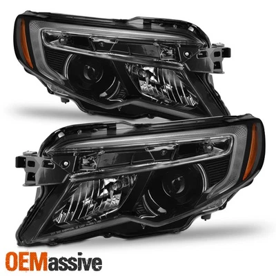 For 16-21 Honda Pilot 17-20 Ridgeline Halogen Projector Headlight Pair w/LED DRL - Image 1 of 4