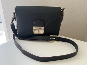 Longchamp | Schwarze Heritage Crossbody Handtasche Saffiano Leder - Bild 1 von 14