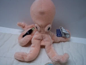 1999 Coca Cola International Oppy Octopus Greece Bean Bag Plush NEW WITH TAGS - Picture 1 of 4