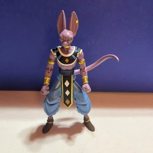 6” Bandai Dragon Ball Super Beerus Action Figure DBZ Purple Cat - Picture 1 of 5