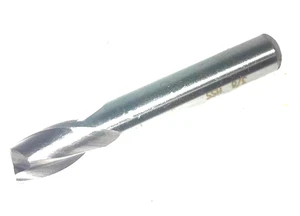 3/8" End Mill, 3/4" Flute, 3/8" Shank, 2-1/2" OAL, HSS (UE-12-N-2) - Picture 1 of 1