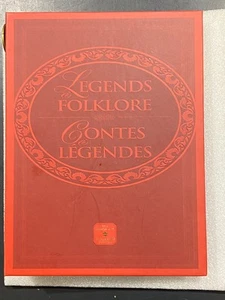 Juego de 3 monedas Leyendas y Folklore Royal Canadian Mint 2001 ~ Monedas de plata en libros - Imagen 1 de 17