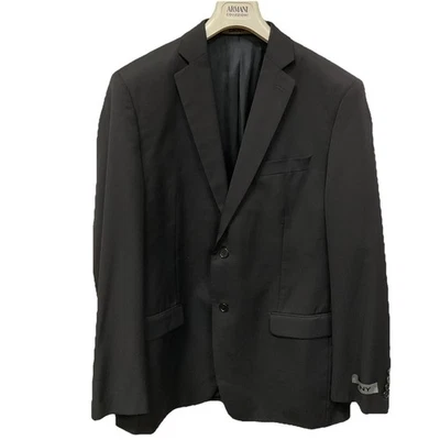 Blazer DKNY Negro Dos Botones 42R Nuevo Sin Etiquetas Abrigo Deportivo Chaqueta Calce Moderno Foto 1 de 4