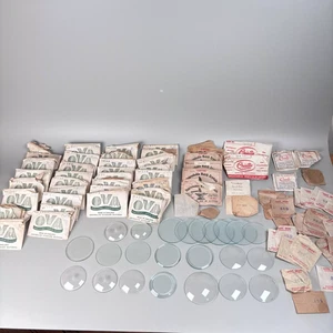 VINTAGE WATCHMAKERS REPAIRERS CRYSTALS WATCHES POCKET WATCHES OVA EMPIRE CRISTO - Picture 1 of 14