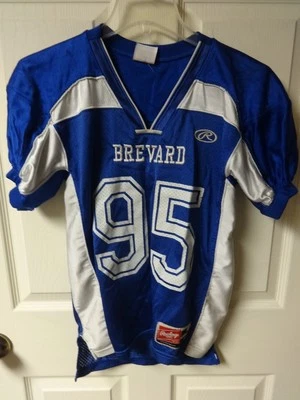 Camiseta de fútbol vintage NCAA Brevard # 95 juvenil grande de Rawlings Foto 1 de 4