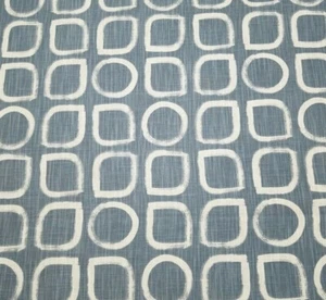 Asawa Block in Dusk BTY Robert Allen 100% Cotton Slub Duck 54" W Gray Geometric - Picture 1 of 2