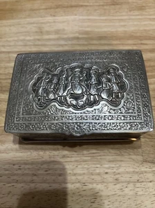 Antique Sterling Silver Plated Box - Picture 1 of 10