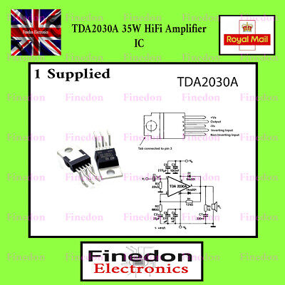 ST TDA2030A 35W Audio Power Amplifier IC UK Seller • 2.20£
