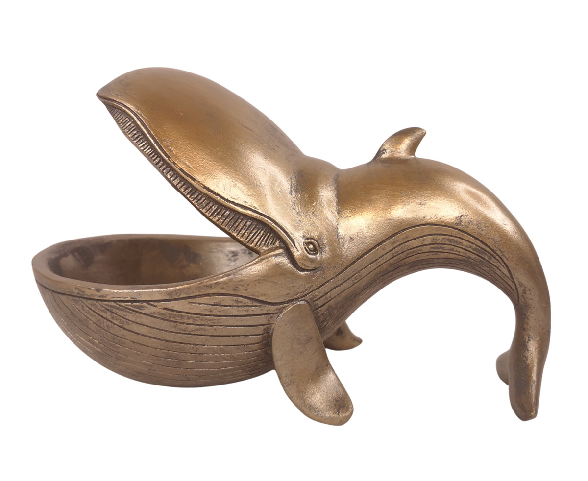 3 Handgeschnitzte Holz-Fische Als Deko-Set – Weiß Getüncht, Maritimes Dekor, Größen 24-16 Cm (Bali-Handarbeit)