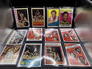 (12) VINTAGE 1970s Topps NBA Basketball Cards Lew Alcindor Wilt Chamberlain - Picture 1 of 14