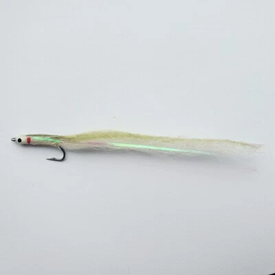 Saltwater Fly Fishing Sand Eel /Sandeel - Size 6/100mm holographic FISHIN ADDICT