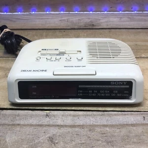 Sony ICF-C25 weiß Dream Machine Wecker AM/FM Radio schneller Versand - Bild 1 von 8