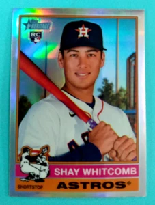 2025 TOPPS HERITAGE BASEBALL ** Shay Whitcomb: Chrome Refractor Rookie ** #362 - Picture 1 of 2