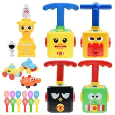 Balloon Launcher Powered Car Toy Set for Kids Children Toddlers Boys Girls Gift - Image 1 of 4