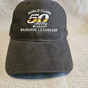 Case Hat Cap Men's Black Strap Back World Class 50 Years Backhoe 2007 - Picture 1 of 7