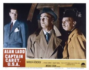 Captain Carey Usa Us Lobby Card Francis Lederer Alan Ladd OLD MOVIE PHOTO