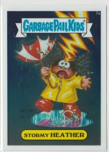 Stormy Heather #7a Garbage Pail Kids GPK 2013 Chrome Series 1 CS1 - Picture 1 of 2