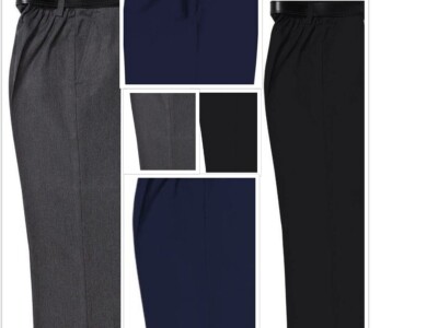 Pantaloni Scuola Boys Elasticizzati - Slim E Plus Fit Per Tutte Le Et&agrave; 2-16 Anni