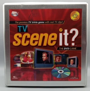 2006 Scene It? TV Trivia DVD Game by Screenlife - Complete in Collector Tin Box - Picture 1 of 15