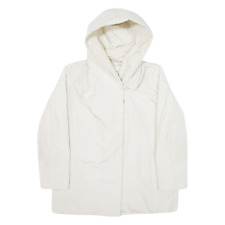 MAX MARA Insulated Womens Coat Beige Hooded XL