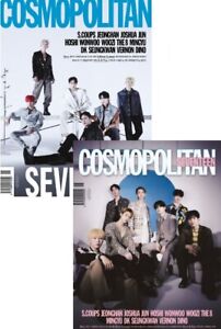 Cosmopolitan Korea Magazine 2022 June KPOP Seventeen Cover Choose cover