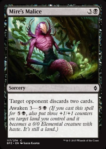 x1 Mire's Malice - Battle for Zendikar - NM - MTG - Image 1 of 1