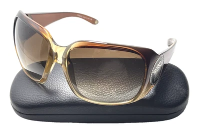 VERSACE Mod. 4161-B. Gafas de sol envolventes rectangulares de plástico marrón 831/13 Italia Foto 1 de 4