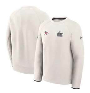 Kansas City Chiefs Nike Super Bowl LIX Opening Night Tech Fleece Sweatshirt XL - Picture 1 of 2