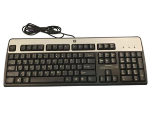 Clavier HP UK avec PS/2 Noir/Argent ( 434820-031 435302-031 SK-2880 ) OCCASION - Photo 1/1
