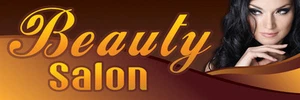 2ft x 6ft Beauty Salon Vinyl Banner 2'x6' -Alt to Banner Flag (90) - Picture 1 of 1