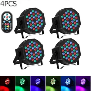 108W 36LED Par Light DMX RGB Strobe Stage Lighting Disco Wash Halloween Lights - Picture 1 of 7