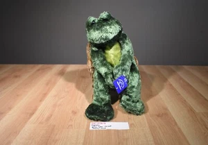 Applause  Shaggy Jacob The Green Frog Beanbag Plush(310-1976-4) - Picture 1 of 5